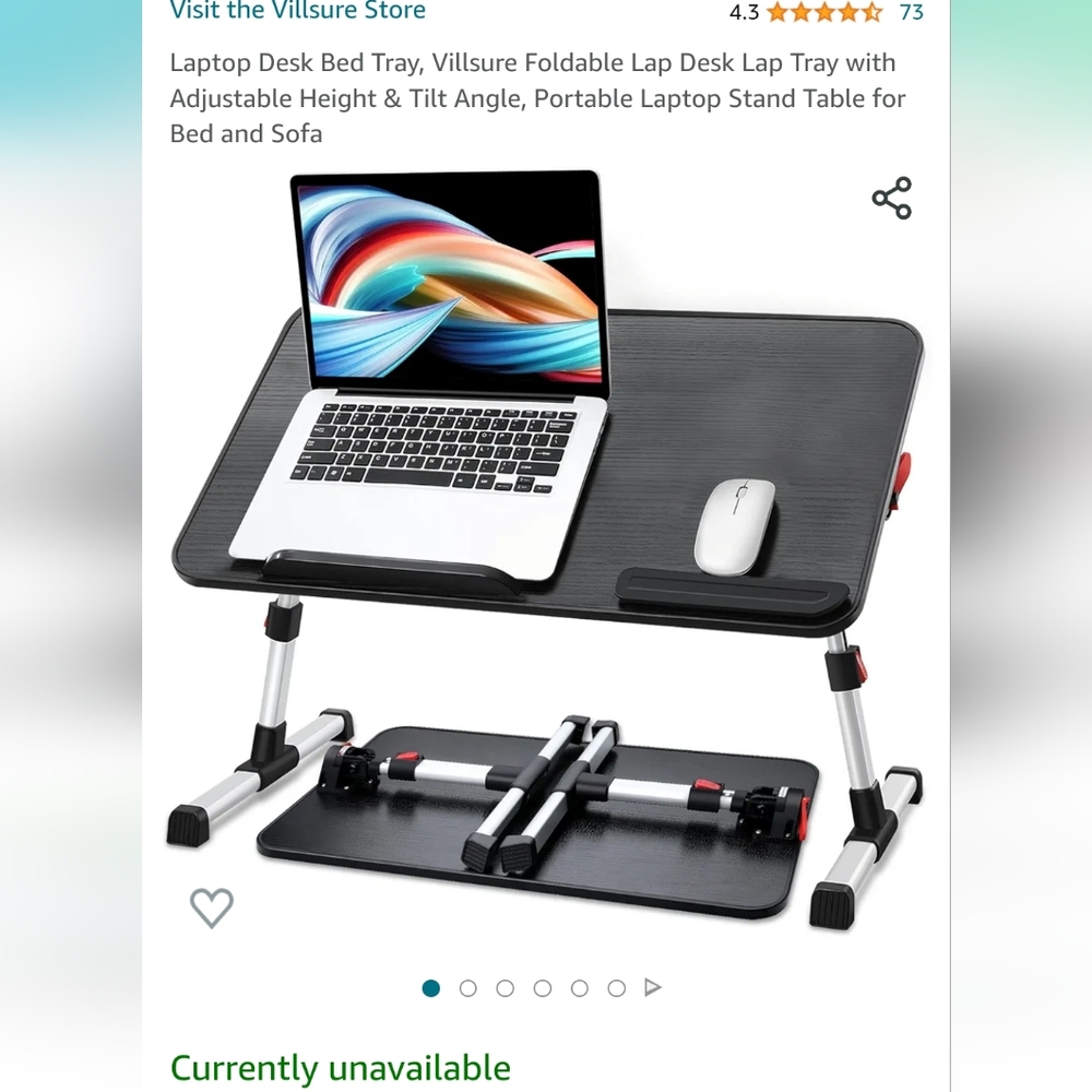 Large Foldable Lap Desk